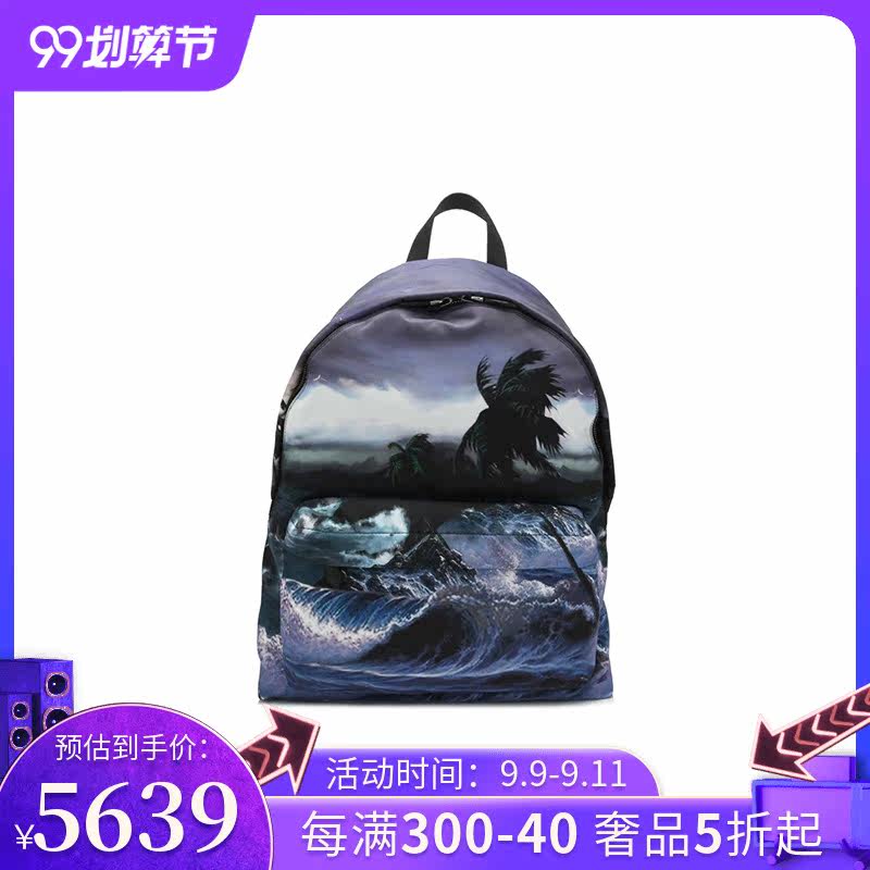 Givenchy纪梵希新款男女包双肩包 Iconic Print印花休闲背包书包