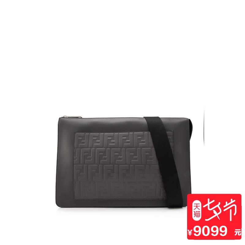 Fendi·ÒµÏÄаü ÄÐʿСţƤµ¥¼çб¿æ°ü