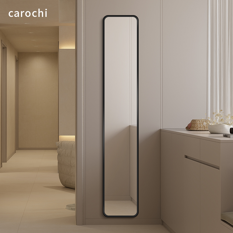 穿衣镜超窄小户型可壁挂试衣镜