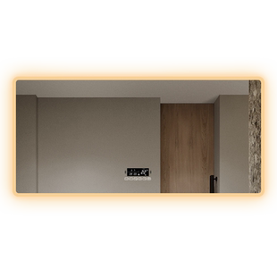 意大利超白led带灯发光智能镜子卫生间挂墙式背光除雾定制浴室镜