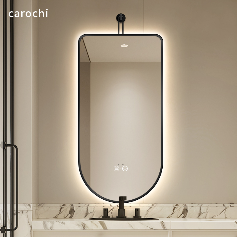 carochi铝合金浴室镜吊镜挂钩式