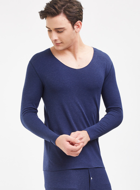 三枪保暖内衣男羊毛德绒黑科技棉毛衫裤男士无痕秋衣套23261