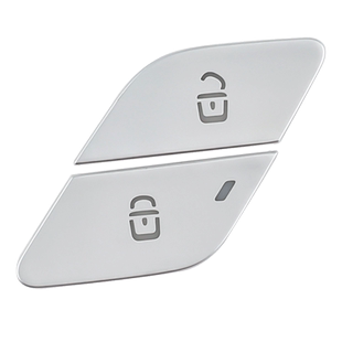 适用奔驰C级E级A级GLKGLE GL CLS GLA GLB车门锁车解锁按键贴装饰