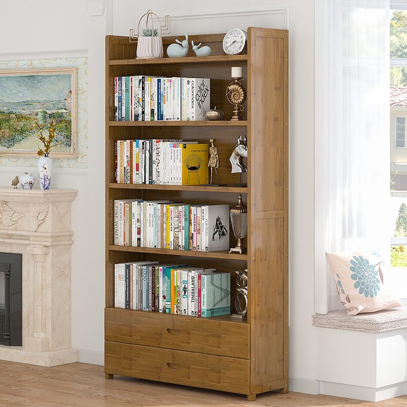 简易书架置物架落地书柜