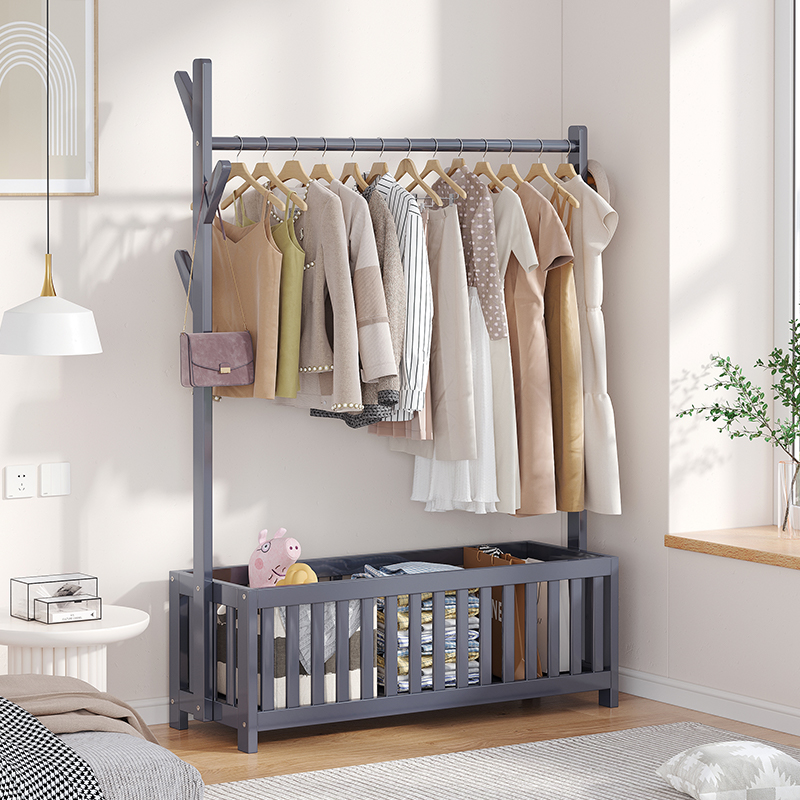 可移动衣帽架挂衣架落地卧室