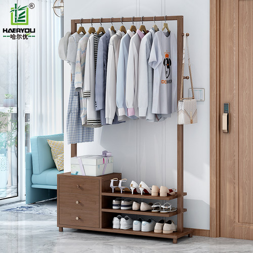 落地置物架卧室多功能