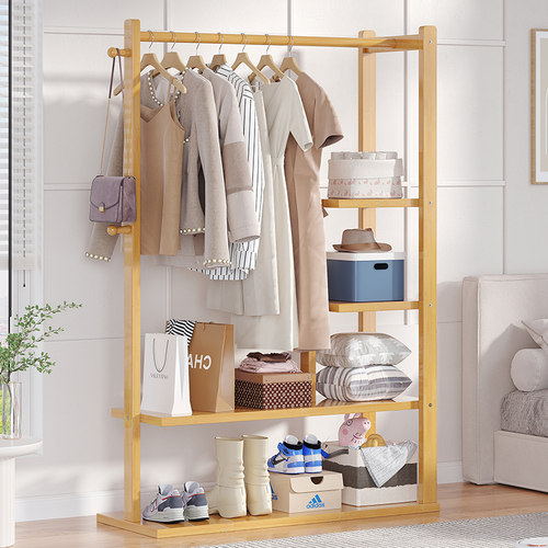 可移动挂衣架落地卧室简易衣帽架