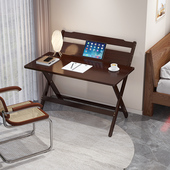 便捷式 楠竹折叠书桌免安装 家用儿童小学生学习书桌升降矫正坐姿