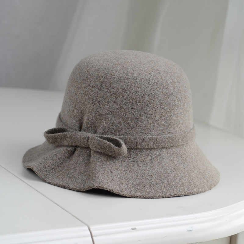 盆帽夏日行可折叠纯色日系秋冬季