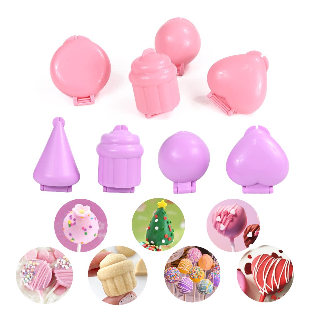 圆形爱心卡通儿童棒棒糖模具 宝宝辅食饭团模具寿司模具塑料工具