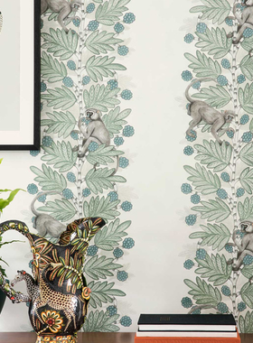 英国进口墙纸科恩森cole&son109-11051-11052-11053-11054猴子