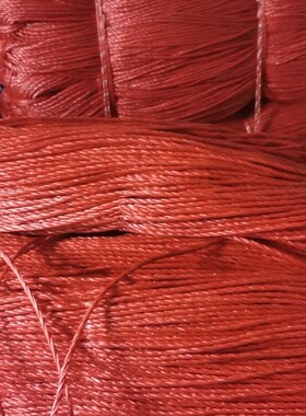 红色三股软绳子批发3米4米广告牌捆扎打包绳农业苹果树木拉扞束口