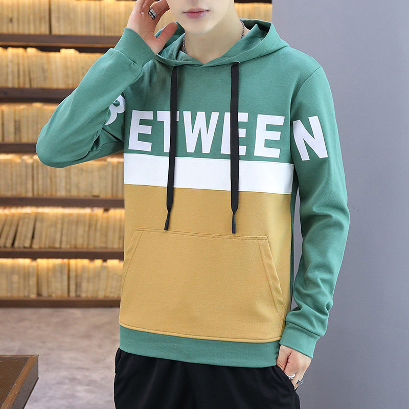 Spring and autumn fashion wide casual loose print hooded long sleeve high quality sweater