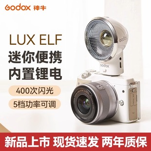 现货Godox神牛Lux 胶片相机外置机顶灯 ELF复古闪光灯单反微单数码