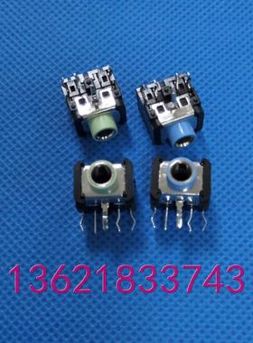 3.5MM耳机插口PJ306音视频插座5P全铜镀银绿色 蓝色红色厂家直销