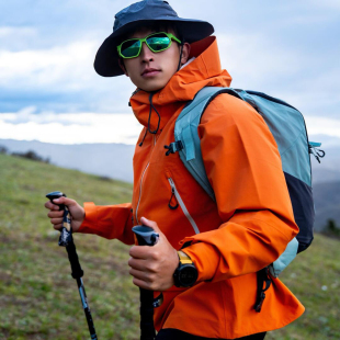 Wassup沖鋒衣夾克外套男女款 春秋登山服寬松連帽防風(fēng)防水雙開(kāi)拉鏈