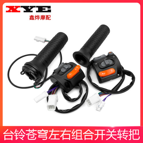 适用台铃电动车苍穹EB夺冠标志EB塞北宗师左右刹上泵组合开关总成