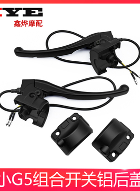 适用雅迪电动车新国标组合一体开关G5 DE3 DE8 DM2鼓刹碟刹后铝盖