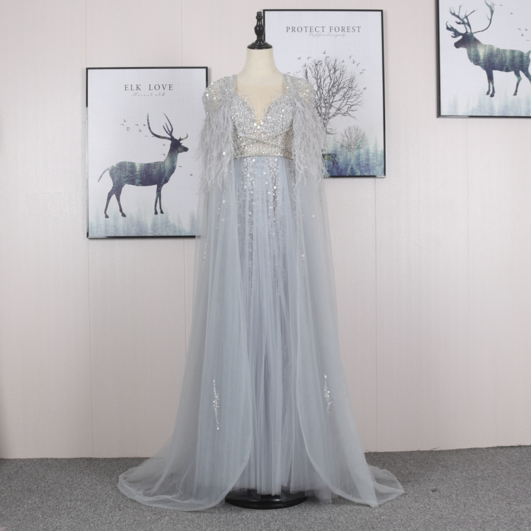 迎宾长裙明星同款女王年会晚礼服