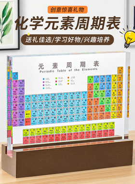 初中化学元素周期表彩色印刷摆件