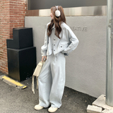 【新款已出货】气质百搭休闲风外套+长裤套装C161-8933-P195-K298，女装套装/套裙，2C161