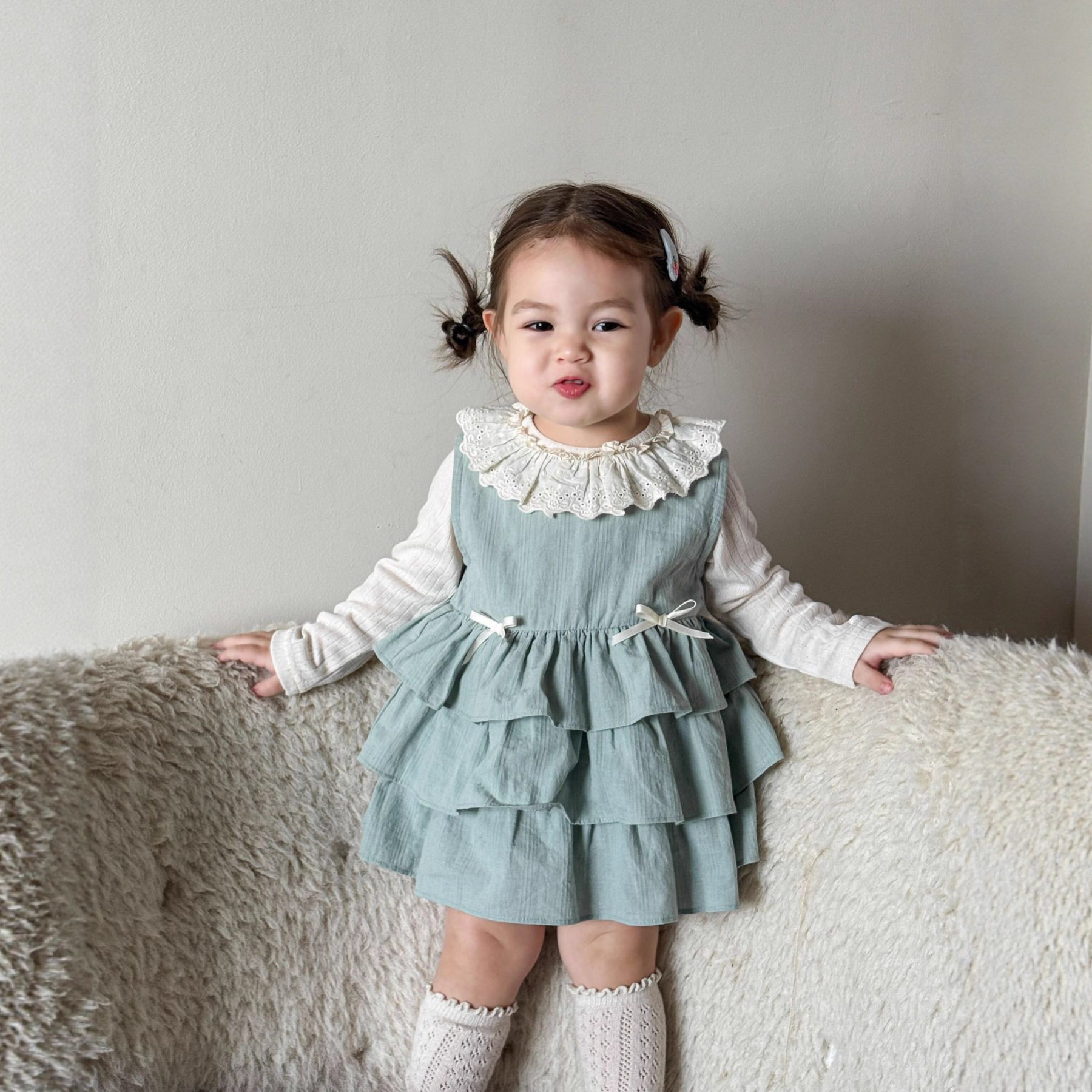 撤柜专区蔗梨童装女童秋装套装2025新款儿童背心蛋糕裙打底衫宝宝,童装/婴儿装/亲子装,儿童运动套装,淘宝优惠券,粉丝福利购,淘宝优惠卷