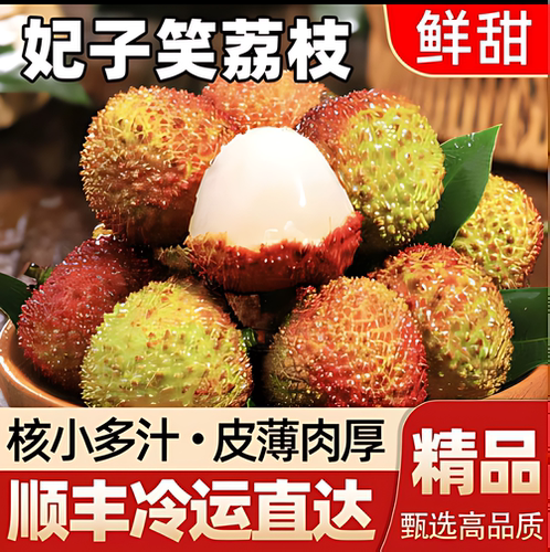 顺丰海南妃子笑现摘大果荔枝
