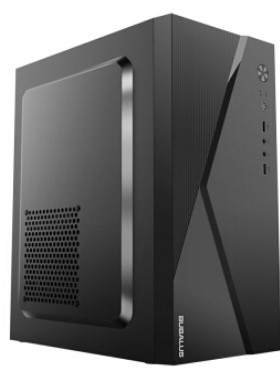 大水牛机箱牛仔K电脑台式机箱m atx紧凑型迷你 牛仔K黑色USB2全新