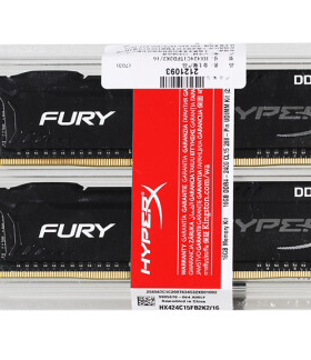 金士顿(Kingston)骇客神条 Fury系列 DDR4 2400 16G(8GBx2)