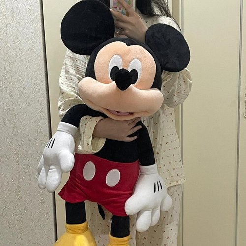 米奇超大号玩偶公仔米妮情侣米老鼠毛绒玩具趣味儿童生日礼物1.3m
