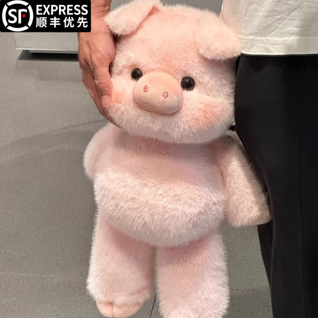 小猪玩偶睡觉抱枕公仔毛绒玩具跑跑小香猪呼呼布娃娃送女生日礼物,玩具/童车/益智/积木/模型,毛绒/玩偶/公仔/布艺类玩具,淘宝优惠券,粉丝福利购,淘宝优惠卷