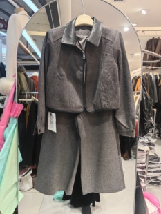 保暖宽松显瘦九分裤 奕沐2580 女气质两件套套装 时尚 潮 2025冬新款