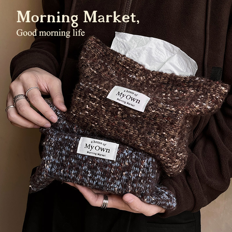 【清仓68折 原58现39.9】Morning Market 粗呢提花纸巾盒 不退换