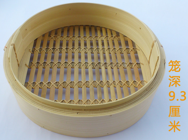 大规格竹蒸笼 特深9厘米大竹蒸笼 蒸菜蒸大馒头 商用大竹蒸笼屉