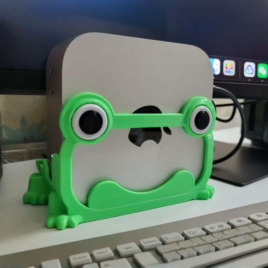 青蛙版-MAC mini M4+外接硬盘支架（阿卡西斯-雷电四）