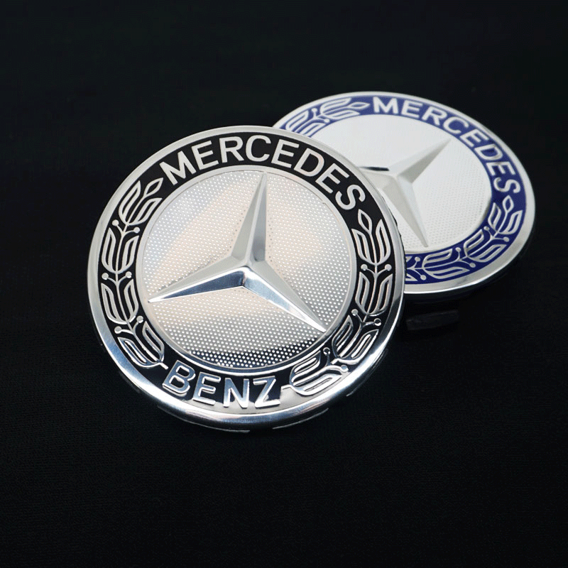 奔驰GL450 S300 R350 GLK300 E280 C200 B200 通用轮毂中心盖车标