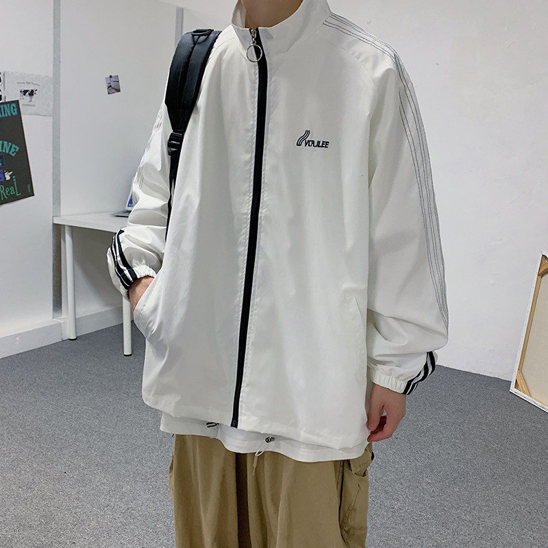 910A416春秋季港风男士宽松休闲百搭夹克,男装夹克,星座910A
