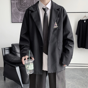 910A-W1019港风春秋西装西服jk情侣上衣图片