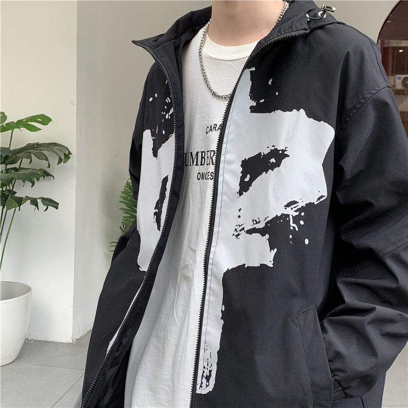 910A417秋季新款·男士夹克休闲连帽外套,男装夹克,星座910A