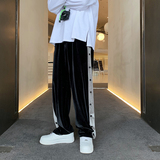 910A新款男士宽松休闲拼接休闲裤，男装休闲裤，星座910A