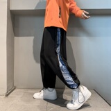 910AD87秋季新款男士排扣宽松休闲裤，男装休闲裤，星座910A