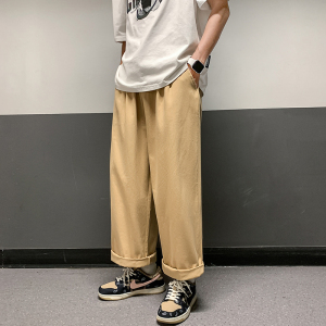 910A K42 P48 秋季男士纯系宽松直筒休闲裤图片
