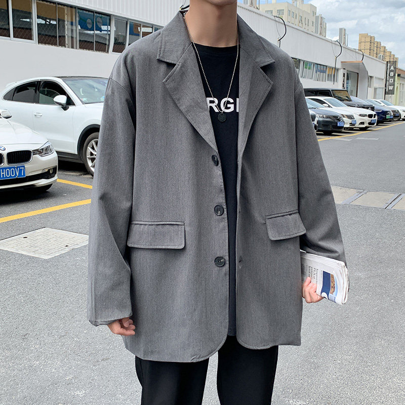 910A-W1083港风春秋西装外套宽松休闲潮流西服上衣男装,男装西服,星座910A