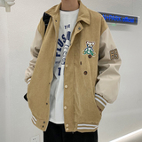 910AY50秋季男士灯芯绒宽松休闲百搭夹克外套，男装夹克，星座910A