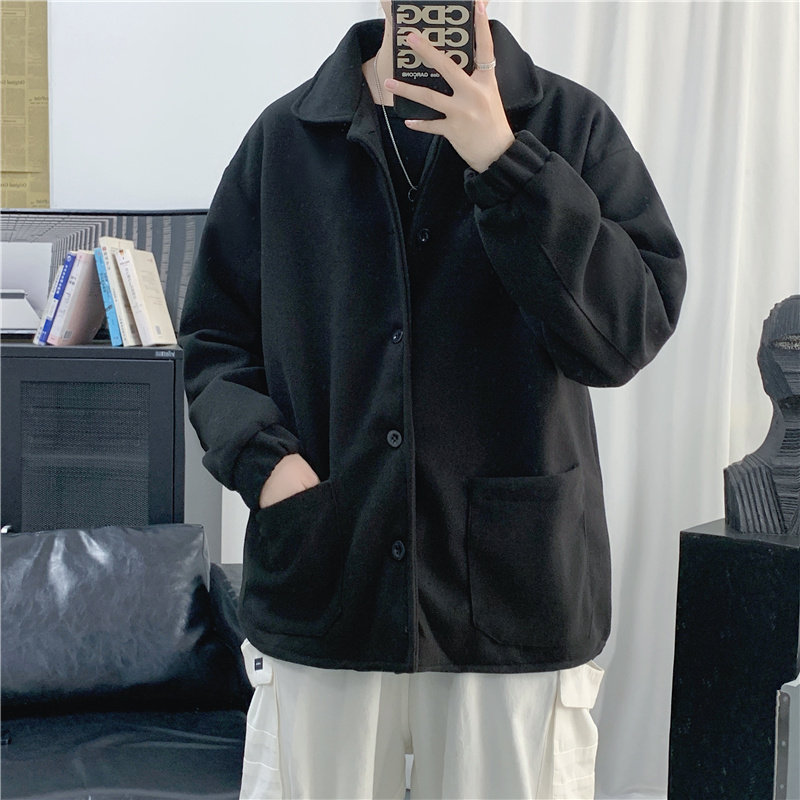 910A413港风男士宽松呢子外套,男装夹克,星座910A
