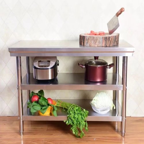 不锈钢工作台加厚厨房台面饭店酒