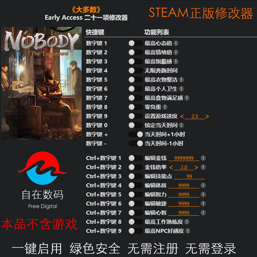 大多数修改器SteamPC单机辅+助科技