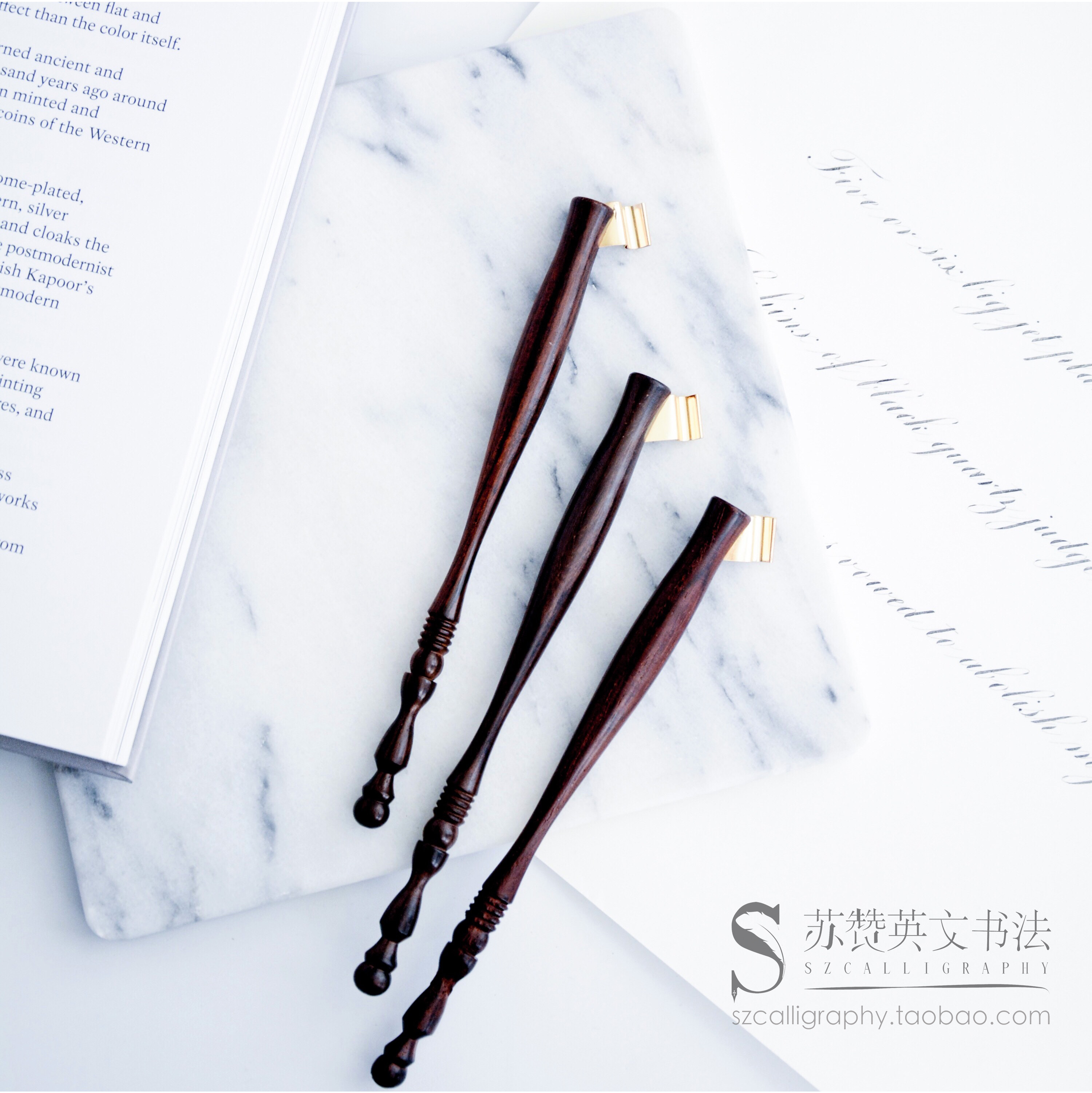 英文可调金属法兰花体字斜杆图片