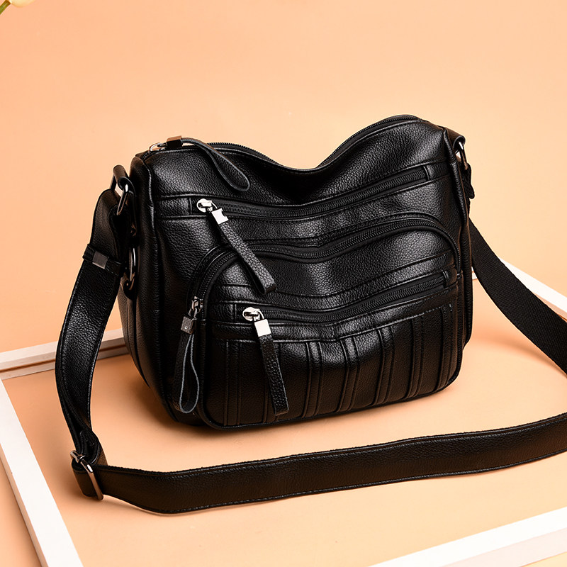 真皮中年女包包2020新款大容量软皮妈妈包中老年奶奶包单肩斜挎包