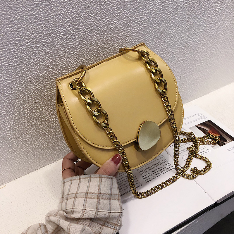 上新小包包女包2019新款潮百搭简约清新夏季单肩斜挎包链条马鞍包|ruв категории Сумки, Г - жа сумки - от Buy2taobao.com для оказания профессиональной услуги покупки агента Taobao